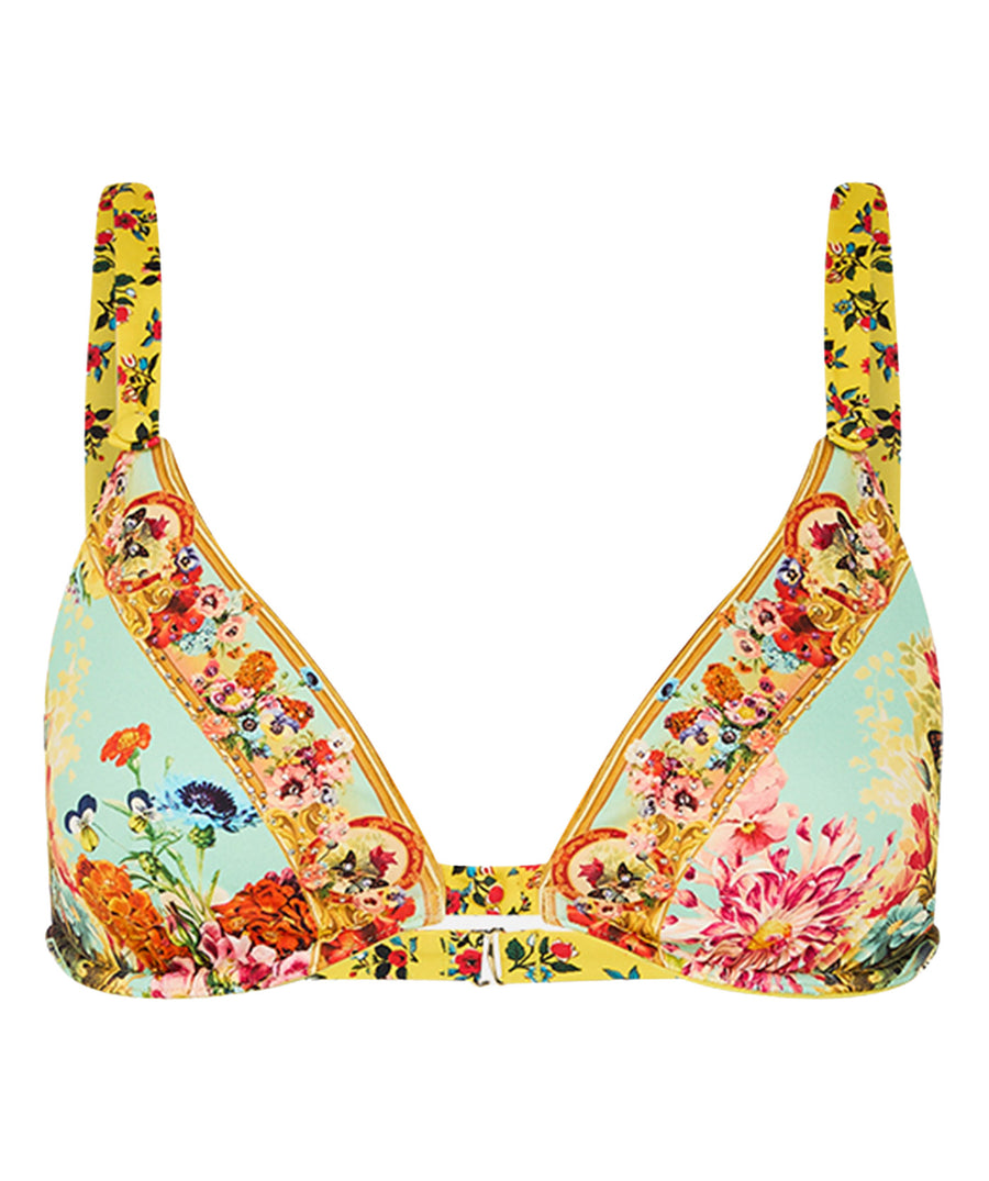 Flaunt fierce femininity in the CAMILLA Aromatic Tiger Flower Bikini 00035496/00035494 – a bold blend of wild prints and floral charm for standout swimwear.