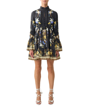 CAMILLA Ottoman Elegance High Neck Short Dress 00036577 – chic high-neck silhouette with luxe detailing, crafted for timeless elegance.