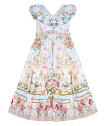 CAMILLA Tiled In Time Kids Tiered Maxi Dress 00037367 – a flowy, vibrant maxi dress designed for comfort and playful elegance in every moment.