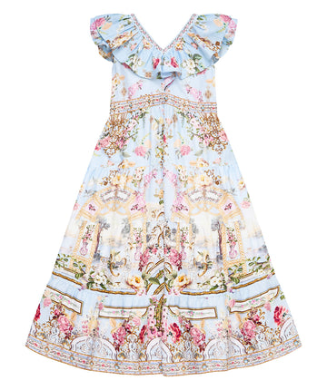 CAMILLA Tiled In Time Kids Tiered Maxi Dress 00037367 – a flowy, vibrant maxi dress designed for comfort and playful elegance in every moment.
