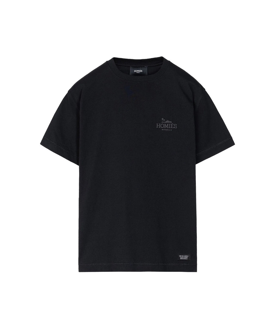 HOMIES MARBELLA Classic T-Shirt Rubber Logo FW25.H03.067 – premium cotton tee with bold rubber logo, perfect for a clean and elevated streetwear look.