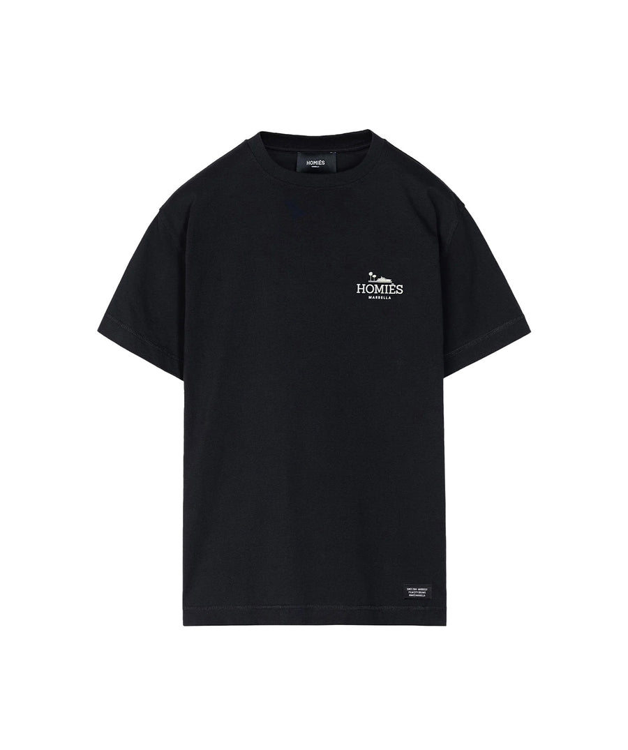 HOMIES MARBELLA Classic T-Shirt Rubber Logo H03.033 – crafted from premium cotton with a bold rubber logo, merging everyday comfort with streetwear edge.