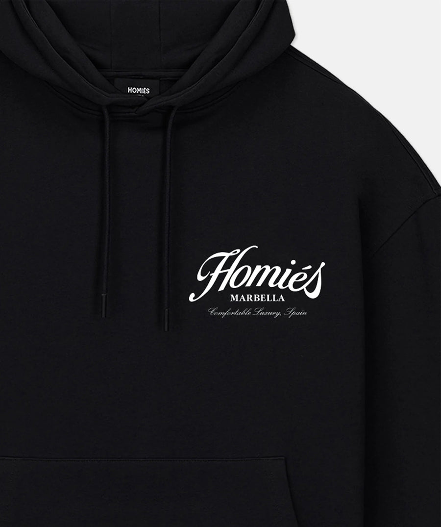 HOMIES MARBELLA Essentials Hoodie FW25.H01.008 – luxury streetwear staple, crafted for comfort and style, perfect for elevating your casual wardrobe.