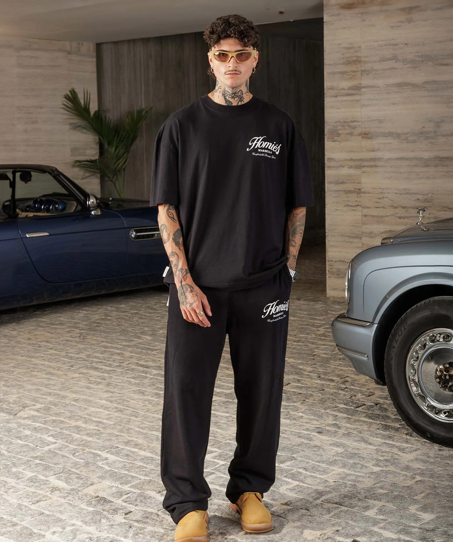 HOMIES MARBELLA Essentials Pants FW25.H08.009 – sleek, premium streetwear pants crafted for all-day comfort and style, perfect for elevated casual looks.