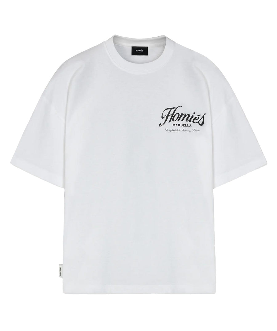 HOMIES MARBELLA Homies Essentials T-Shirt H03.028 – A versatile and stylish t-shirt featuring the Homies Essentials design, made from premium fabric for all-day comfort and a classic fit.