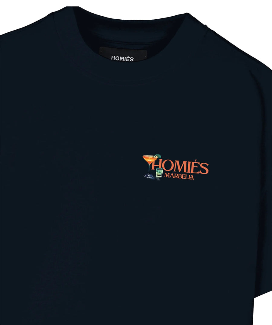 HOMIES MARBELLA Midnight Reflection T-shirt FW25.H03.061 – stylish streetwear with premium comfort, bold design, and a standout look for everyday wear.