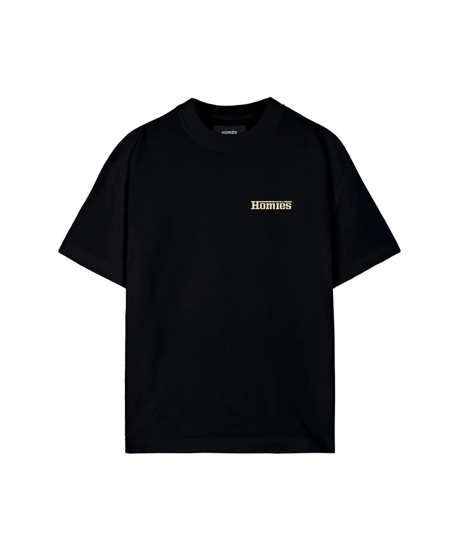 HOMIES MARBELLA No Risk No Glory T-Shirt FW25.H03.063 – bold statement tee crafted from premium cotton, perfect for making an impact in streetwear style.