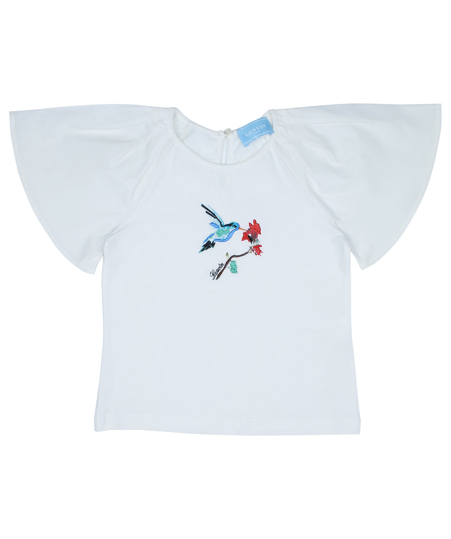 LANVIN  Girl's Embroidered T-Shirt 4I8611-IB290