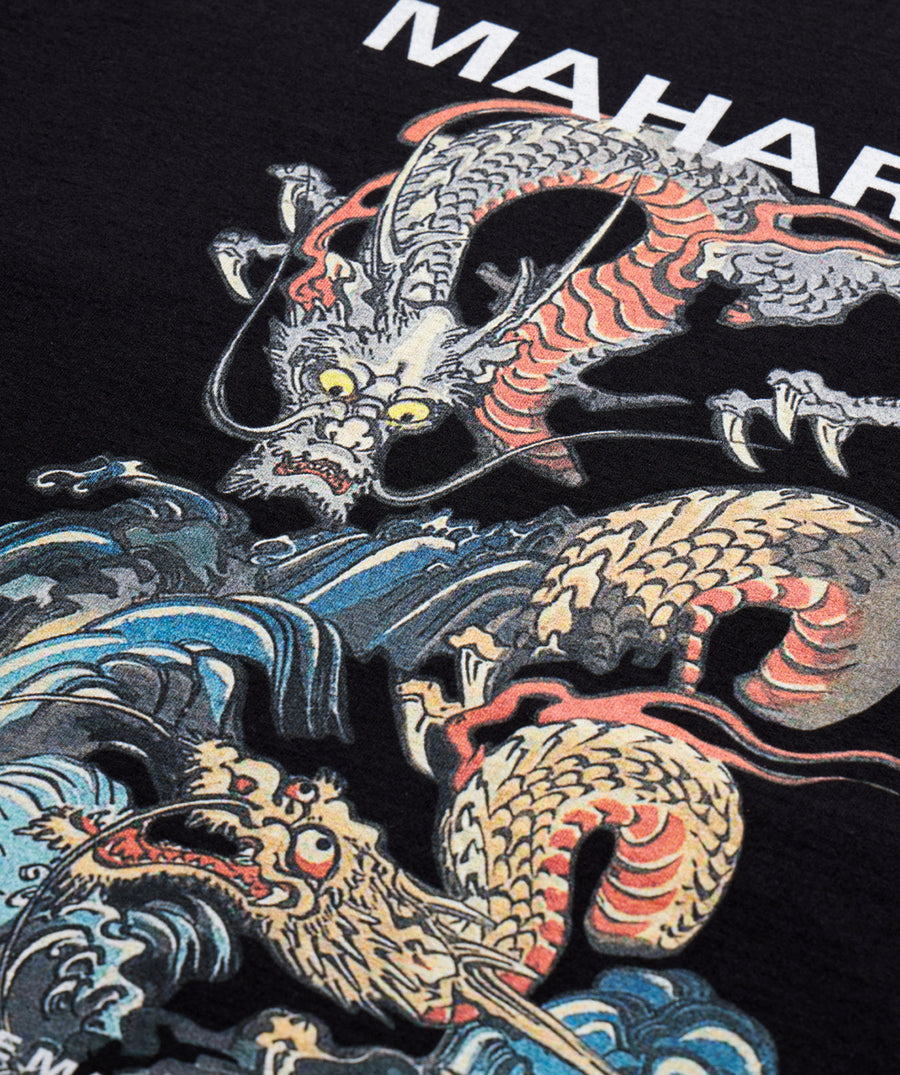 MAHARISHI Double Dragons Organic T-Shirt 302MH1080