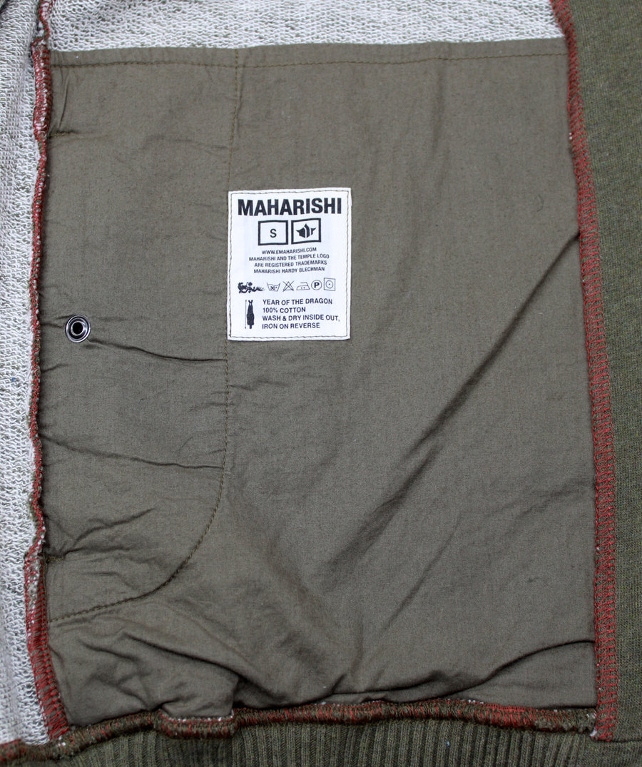 MAHARISHI Curved Hooded Sweat 350MH3913