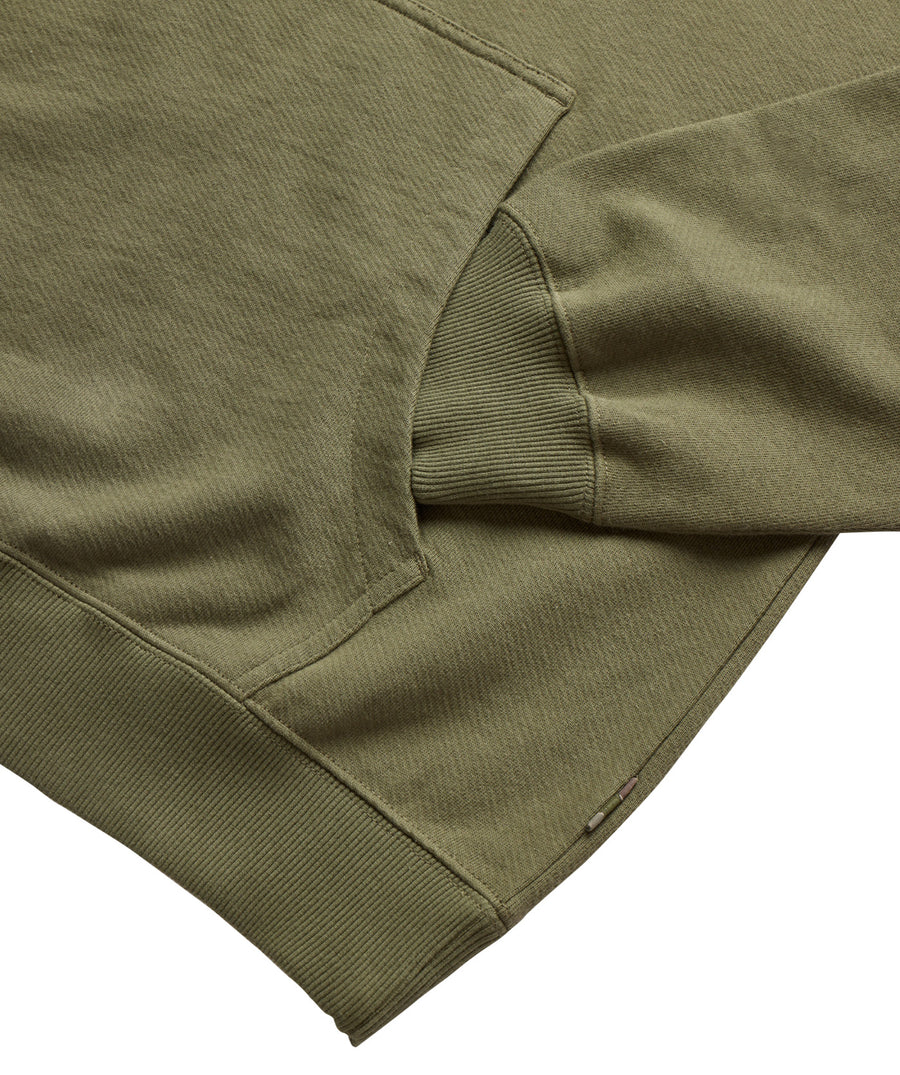 MAHARISHI Ying & Yang Hooded Sweat Olive 4573 