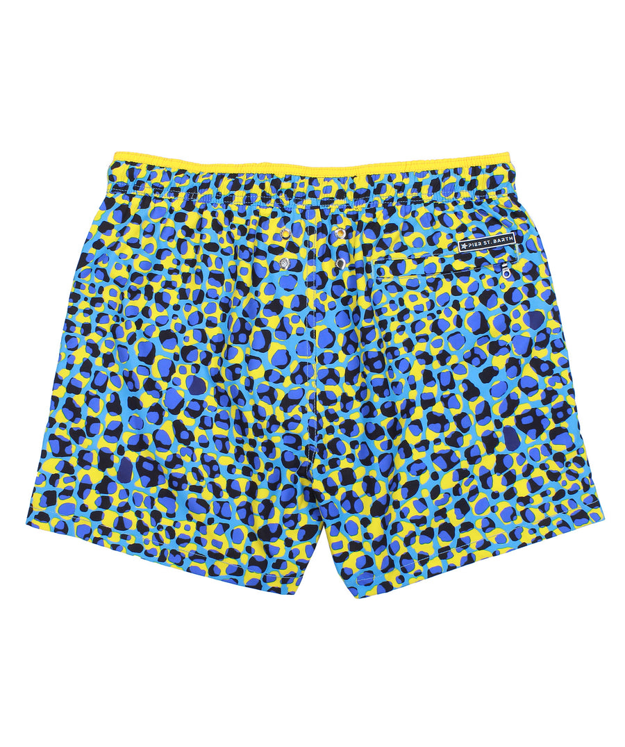 PIER ST BARTH  Leopard Cannes Swim Shorts CANNES-LEOPARD