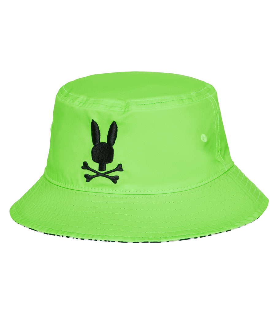 PSYCHO BUNNY Los Angeles Reversible Bucket Hat B6A829Z1HT