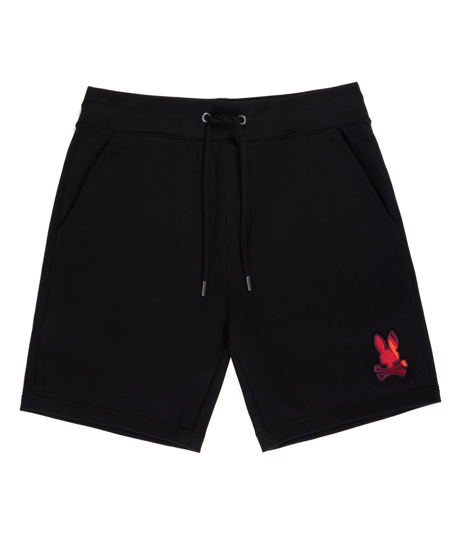 PSYCHO BUNNY Apple Valley Embroidered Sweatshorts B6R628A2FT