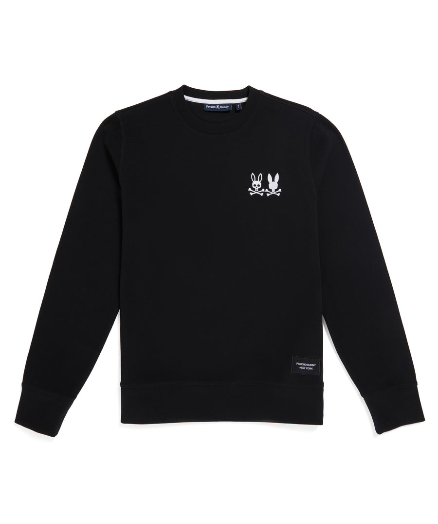 PSYCHO BUNNY  Kingwood Crew Sweatshirt B6S931Y1FT