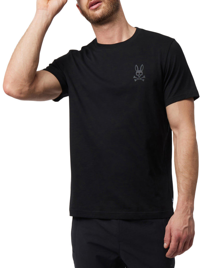 PSYCHO BUNNY Crosby Reflective Print Graphic Tee B6U104Y1PC