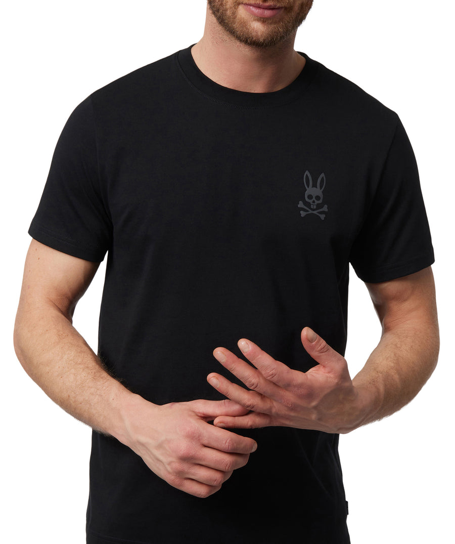PSYCHO BUNNY Crosby Reflective Print Graphic Tee B6U104Y1PC