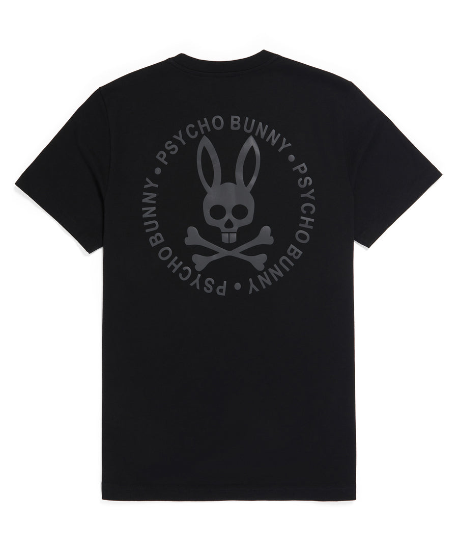 PSYCHO BUNNY Crosby Reflective Print Graphic Tee B6U104Y1PC