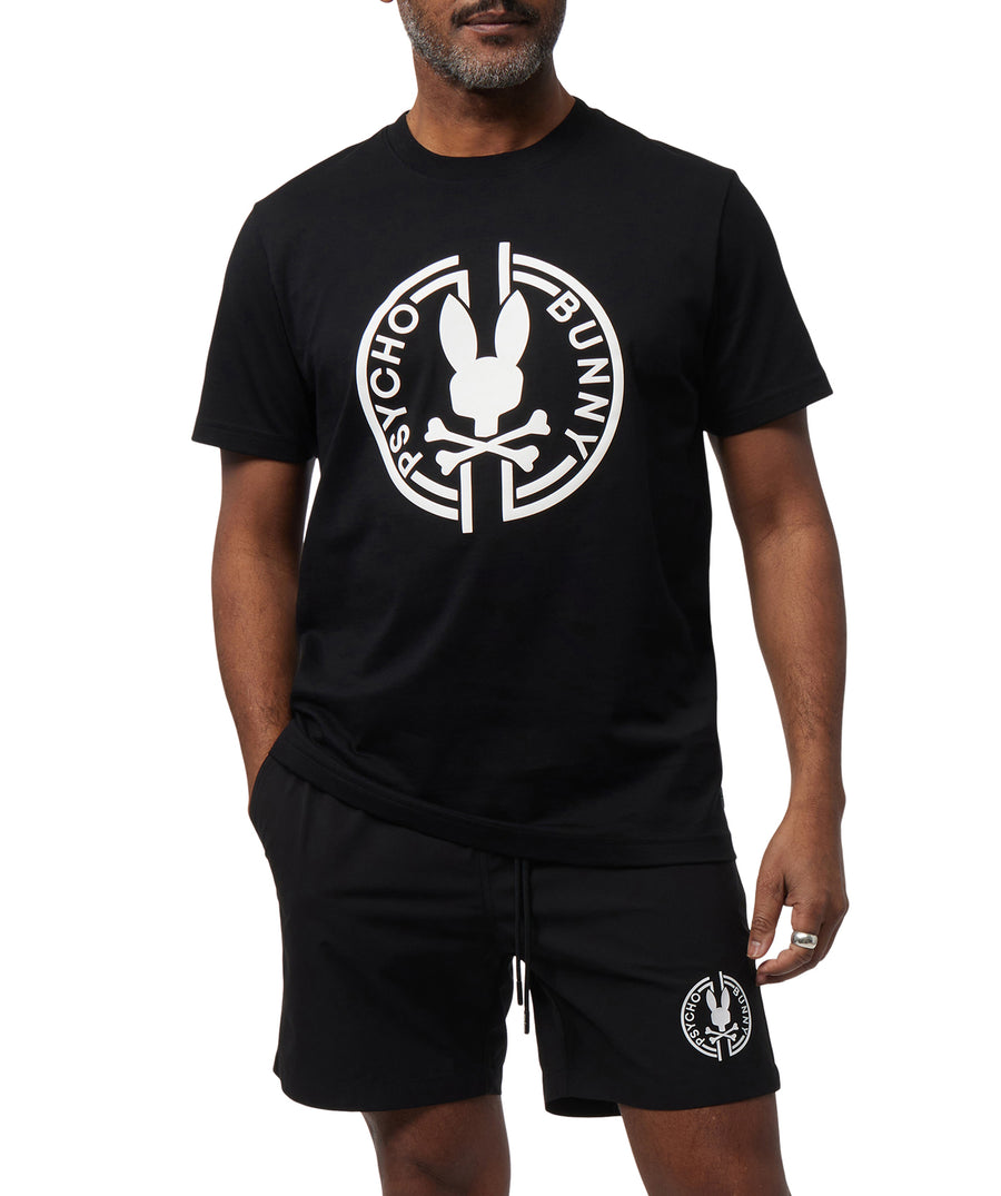 PSYCHO BUNNY Santa Fe Graphic Tee B6U203Y1PC