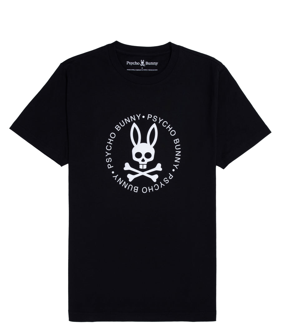 PSYCHO BUNNY Bradley High Density Graphic Tee B6U565Z1PC