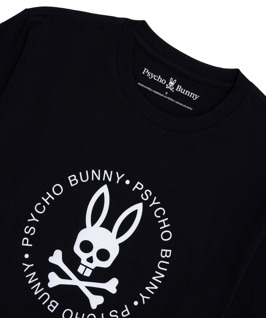 PSYCHO BUNNY Bradley High Density Graphic Tee B6U565Z1PC