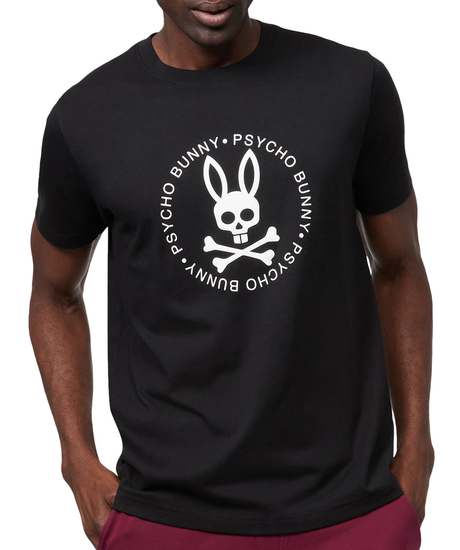 PSYCHO BUNNY Bradley High Density Graphic Tee B6U565Z1PC