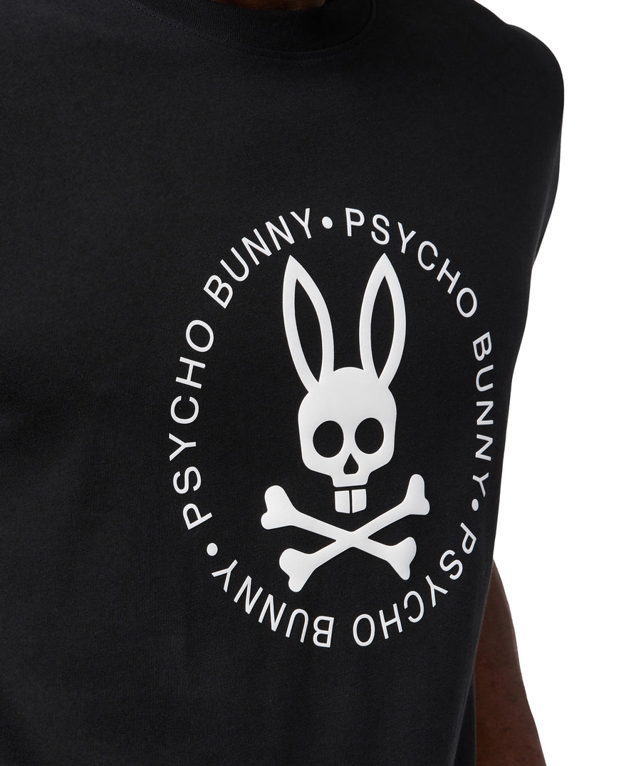 PSYCHO BUNNY Bradley High Density Graphic Tee B6U565Z1PC