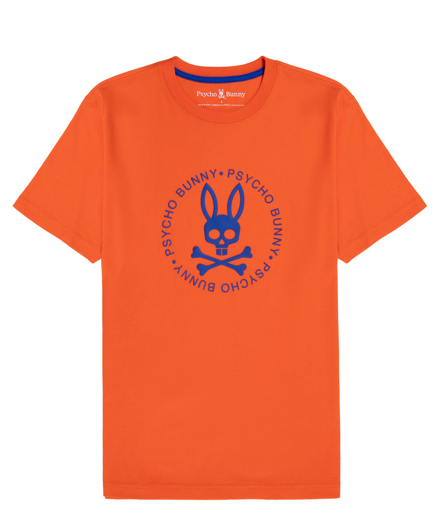 PSYCHO BUNNY Bradley High Density Graphic Tee B6U565Z1PC