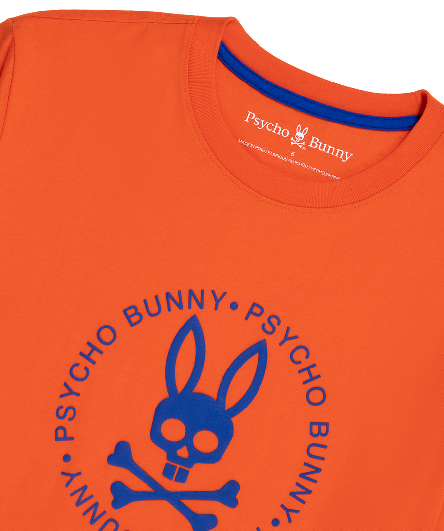 PSYCHO BUNNY Bradley High Density Graphic Tee B6U565Z1PC