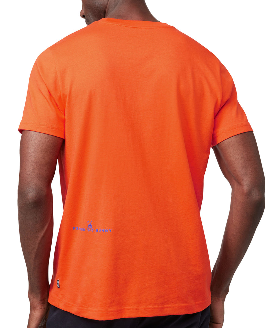 PSYCHO BUNNY Bradley High Density Graphic Tee B6U565Z1PC
