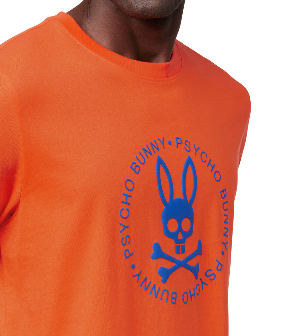 PSYCHO BUNNY Bradley High Density Graphic Tee B6U565Z1PC