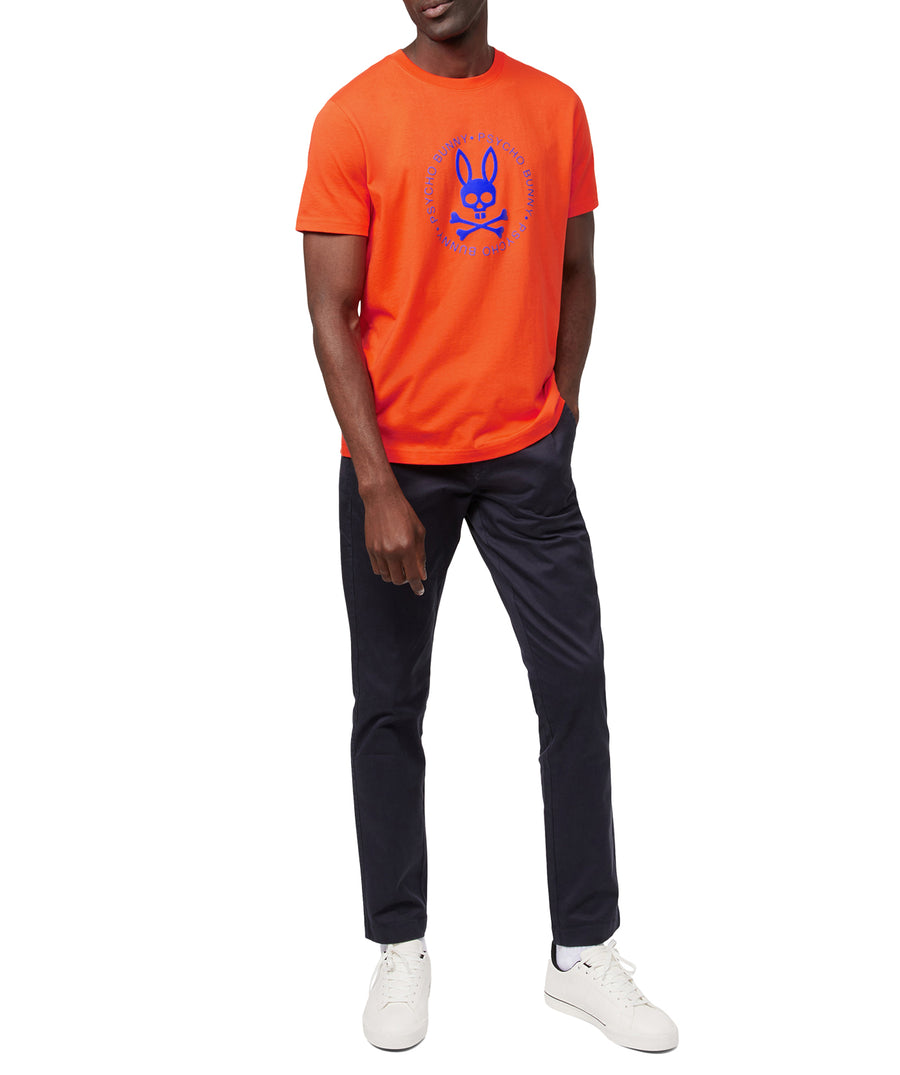 PSYCHO BUNNY Bradley High Density Graphic Tee B6U565Z1PC
