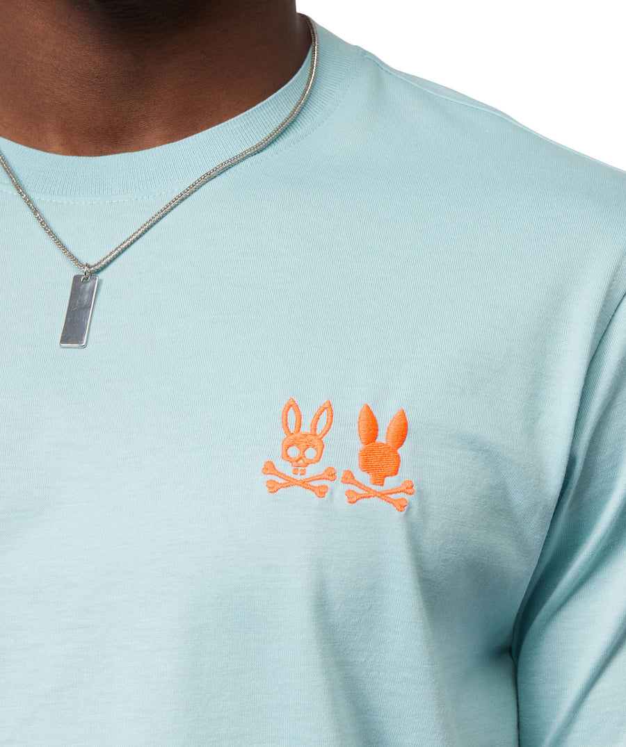 PSYCHO BUNNY  Embroidered Kingwood Twin Bunny T-Shirt B6U901Y1PC