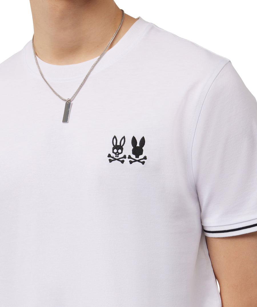 PSYCHO BUNNY  Embroidered Kingwood Twin Bunny T-Shirt B6U901Y1PC