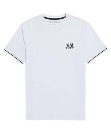 PSYCHO BUNNY  Embroidered Kingwood Twin Bunny T-Shirt B6U901Y1PC