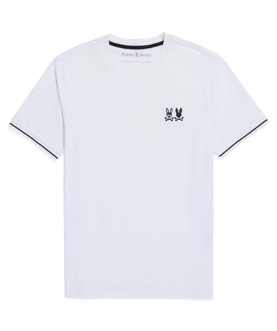 PSYCHO BUNNY  Embroidered Kingwood Twin Bunny T-Shirt B6U901Y1PC
