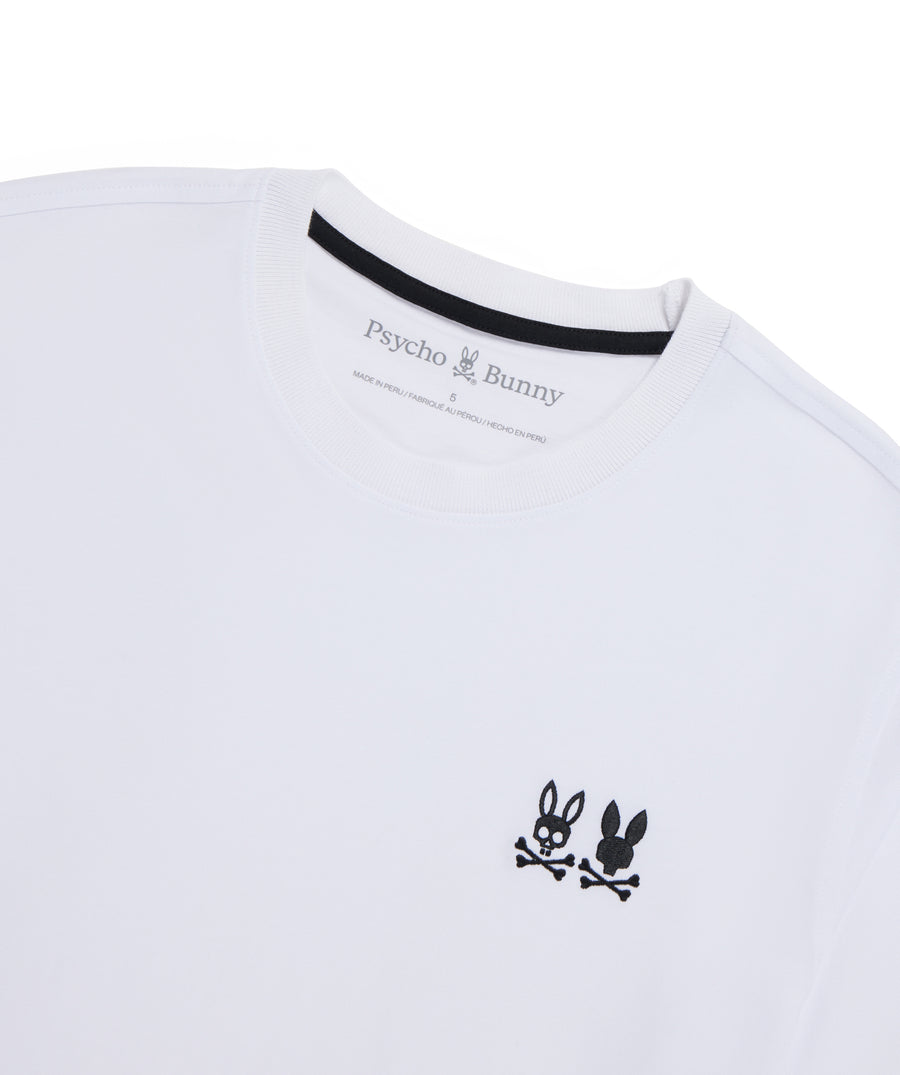 PSYCHO BUNNY  Embroidered Kingwood Twin Bunny T-Shirt B6U901Y1PC