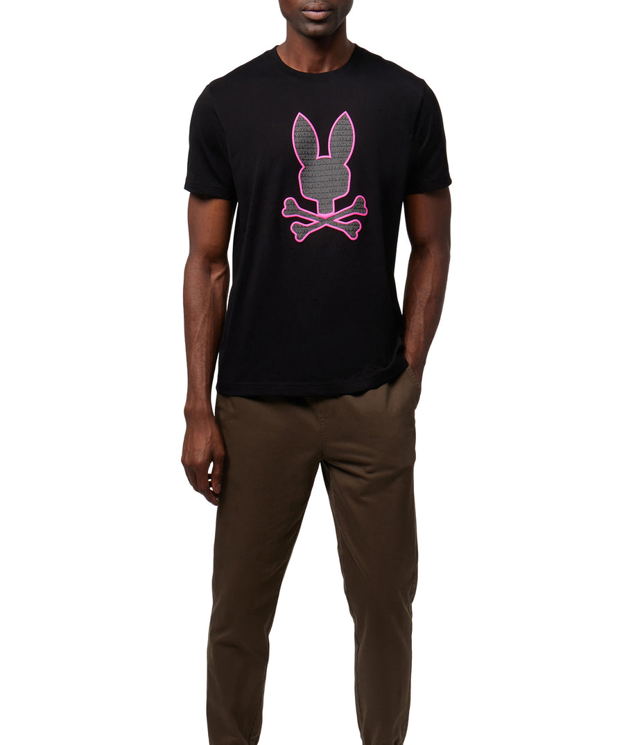 PSYCHO BUNNY Harvey Embro Graphic Tee B6U309Z1PC