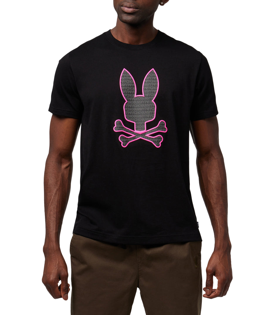 PSYCHO BUNNY Harvey Embro Graphic Tee B6U309Z1PC