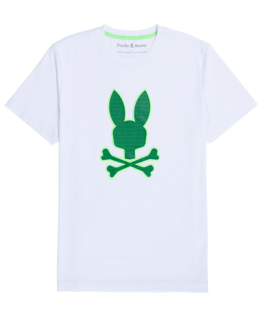 PSYCHO BUNNY Harvey Embro Graphic Tee B6U309Z1PC