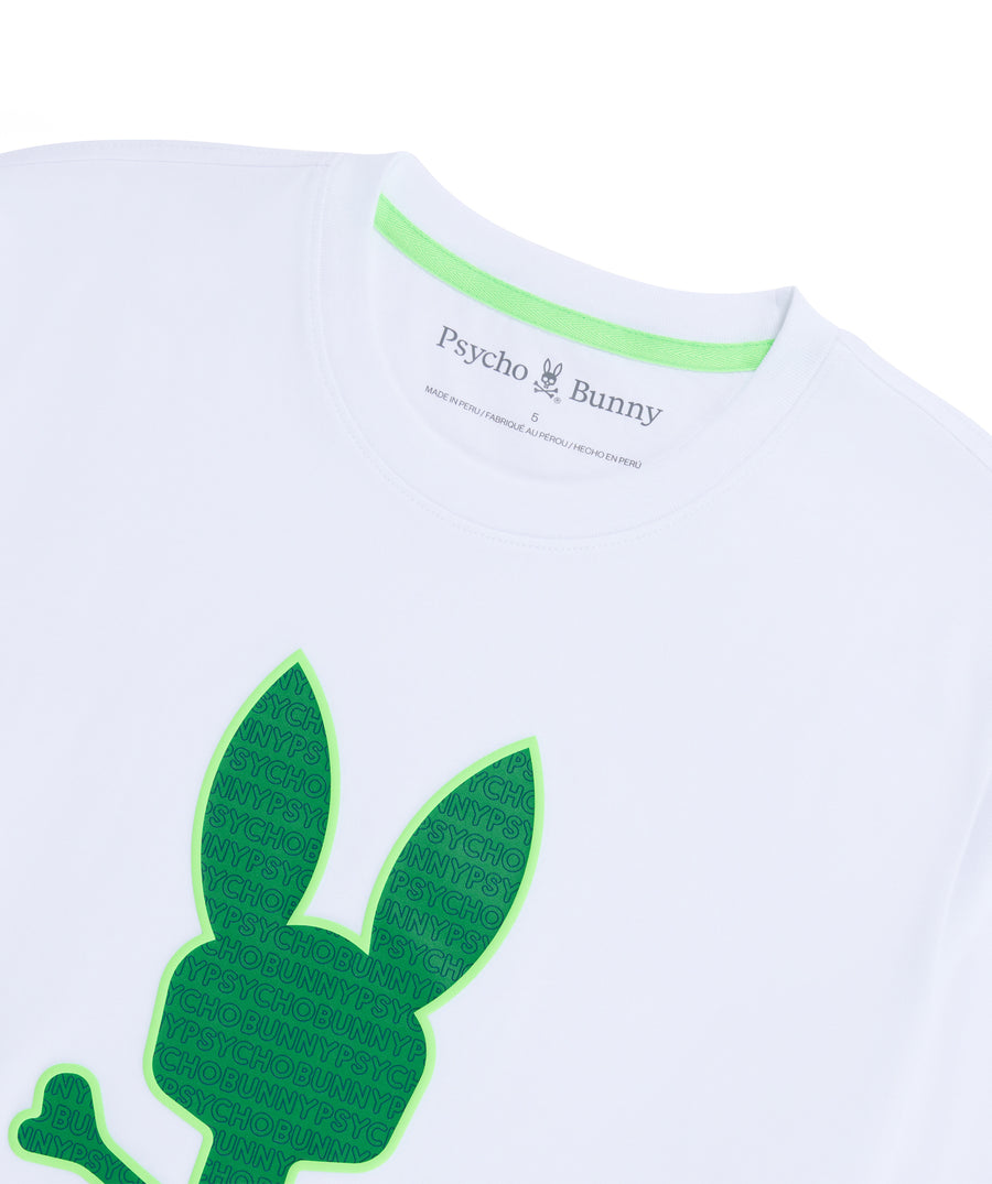 PSYCHO BUNNY Harvey Embro Graphic Tee B6U309Z1PC