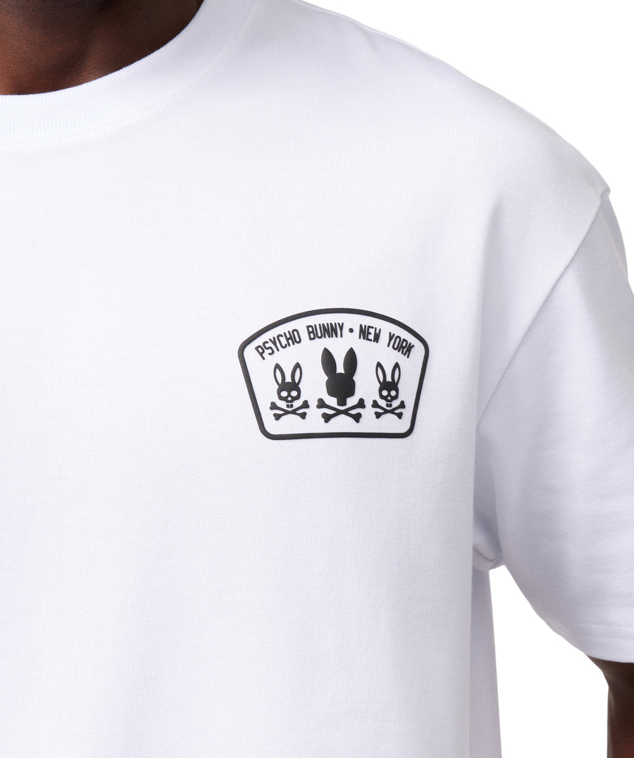 PSYCHO BUNNY Lambert Relaxed Fit Graphic Tee B6U411Z1PC