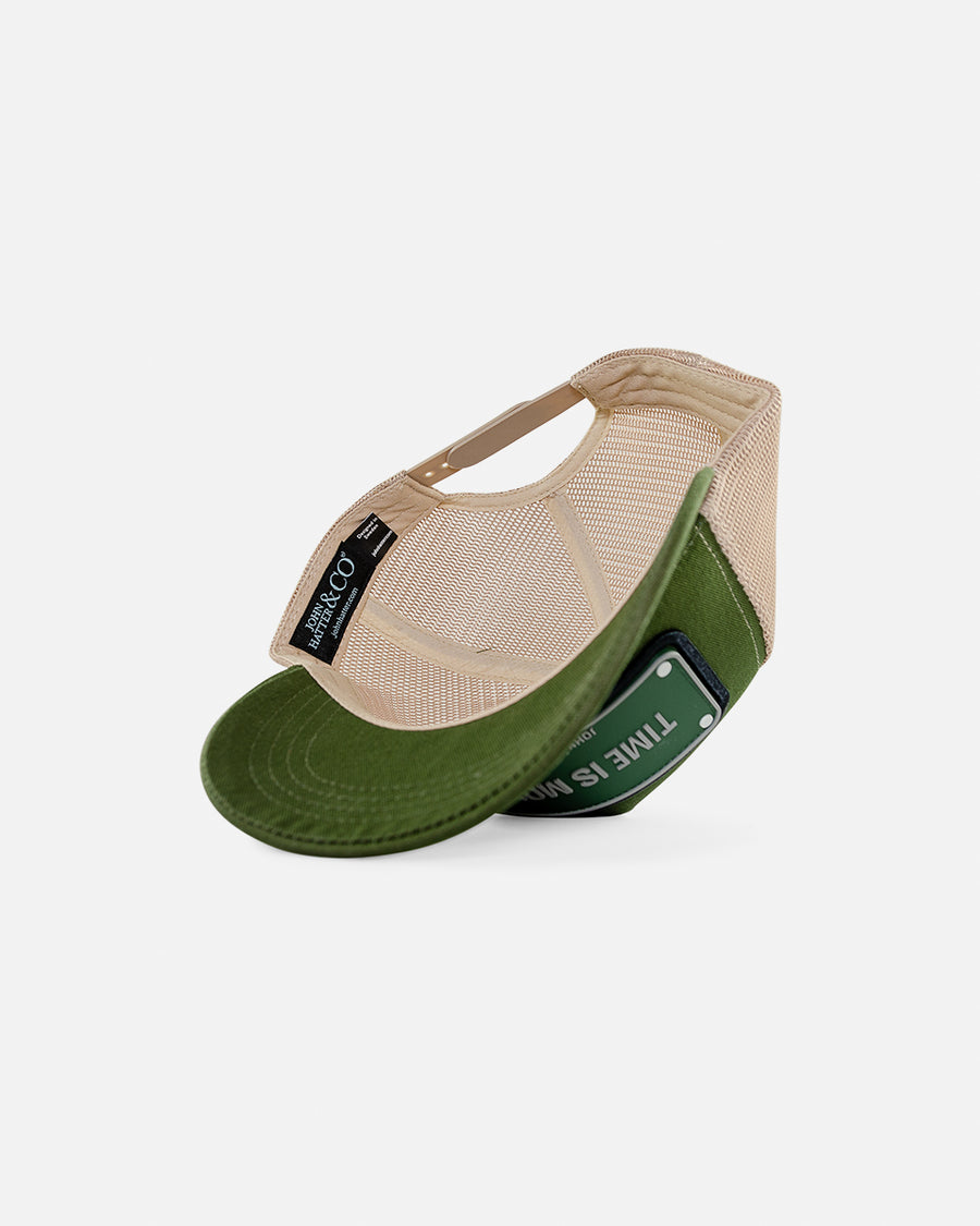 JOHN HATTER & CO Time is Money Cap R-1096-U00 – sleek statement cap with bold design, perfect for making a powerful style statement day or night.