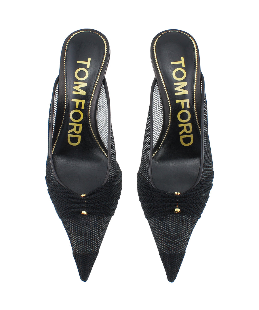 TOM FORD Pointed Mesh Mules W2568T-TNE001