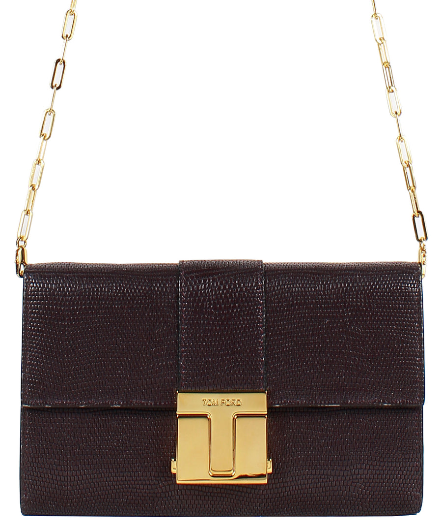 TOM FORD  Shiny Grained Leather 001 Chain Wallet S0352T-LCL097