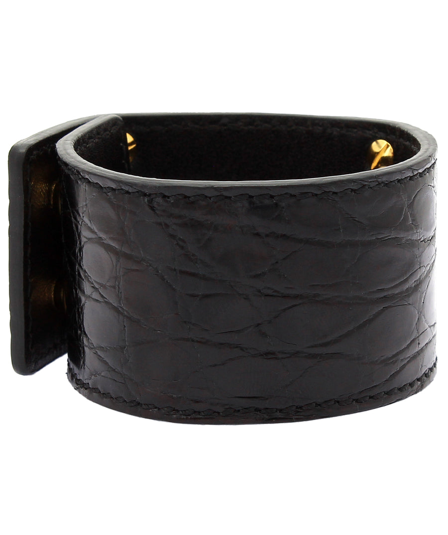 TOM FORD  Genuine Crocodile Beirut Bracelet JW0BEI-CFD