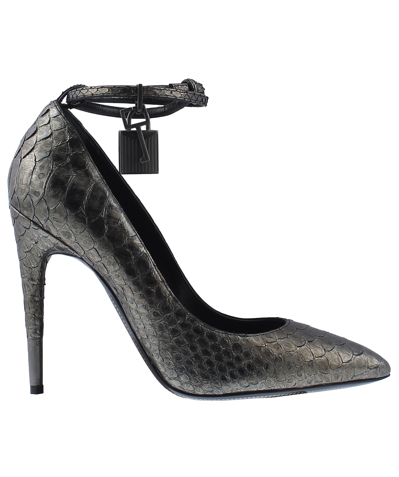 TOM FORD Python Leather Padlock Charm Pumps W2030G-PYT – Ocean Drive