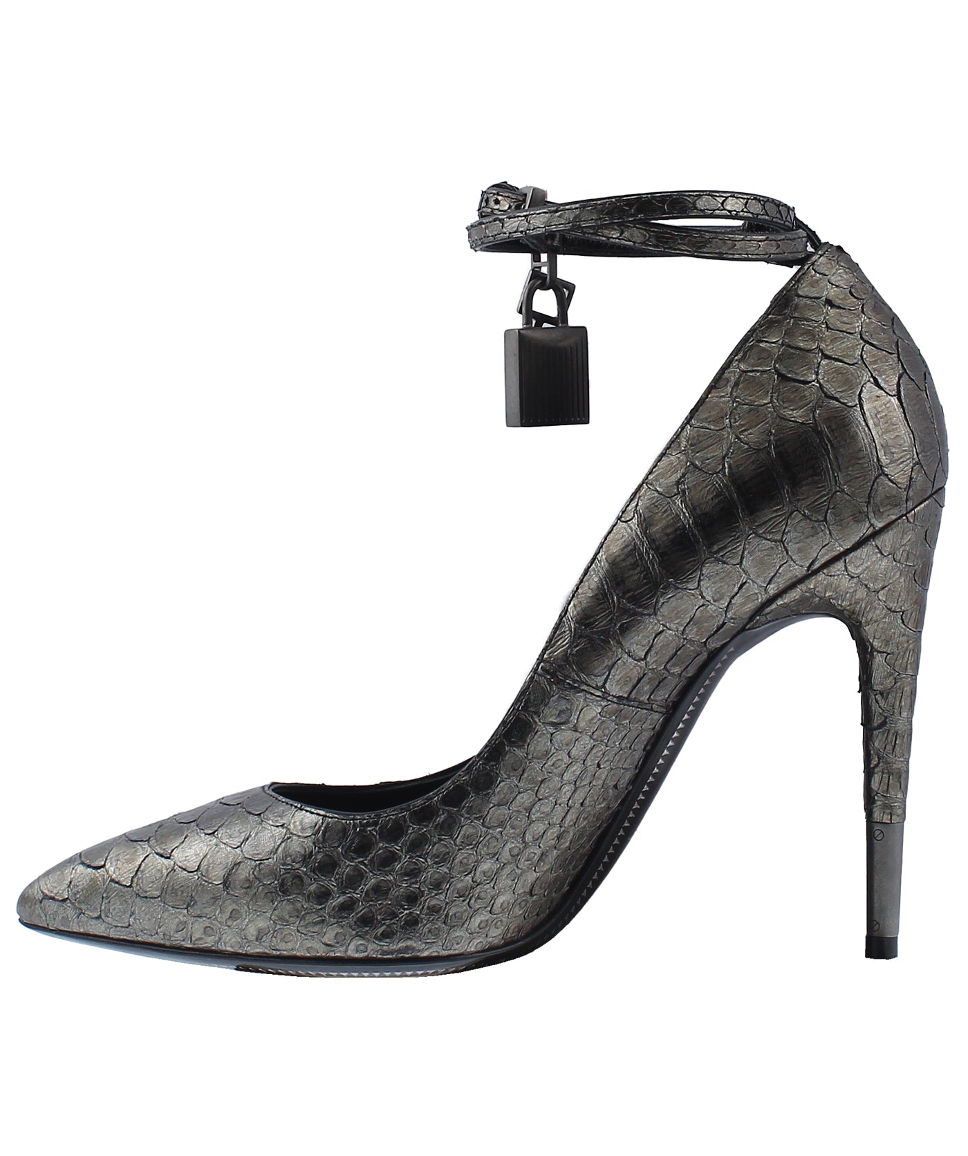 TOM FORD Python Leather Padlock Charm Pumps W2030G-PYT – Ocean Drive