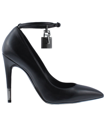 TOM FORD Padlock Charm Leather Pumps W2030R-SCA
