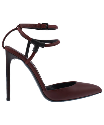 TOM FORD Double Ankle Wrap Leather Sandals W2041R-SCA